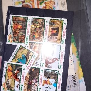 Winnie the Pooh collection of stamps